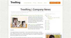 Desktop Screenshot of news.treering.com