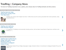 Tablet Screenshot of news.treering.com